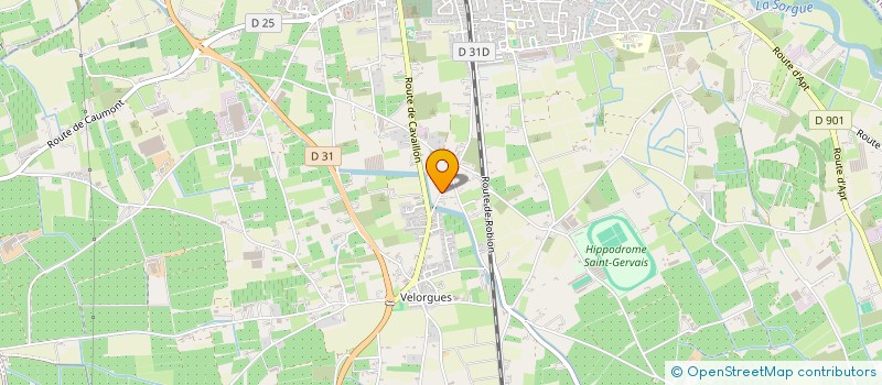 localisation de l'entreprise SCI DES OLIVIERS  L'ISLE-SUR-LA-SORGUE