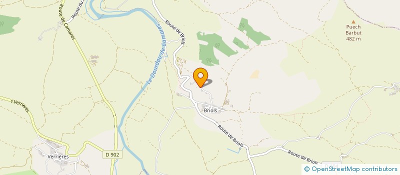 localisation de l'entreprise SCI DES OLIVIERS  MONTLAUR