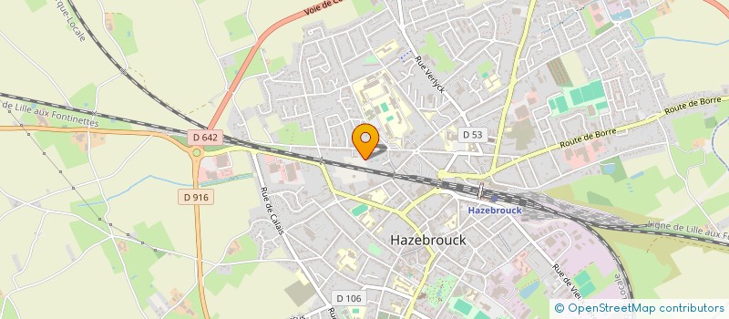 localisation de l'entreprise SCI DES OLIVIERS  HAZEBROUCK