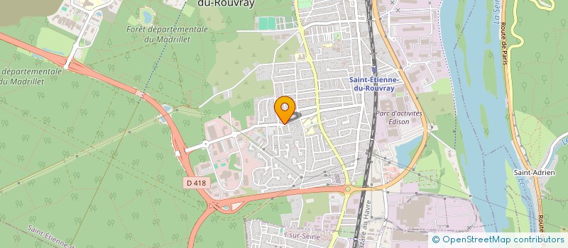 localisation de l'entreprise SCI DES OLIVIERS  SAINT-ETIENNE-DU-ROUVRAY