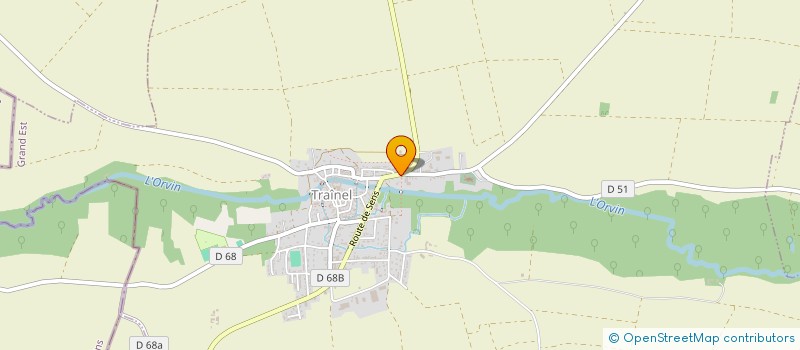 localisation de l'entreprise SCI DES OLIVIERS  TRAINEL