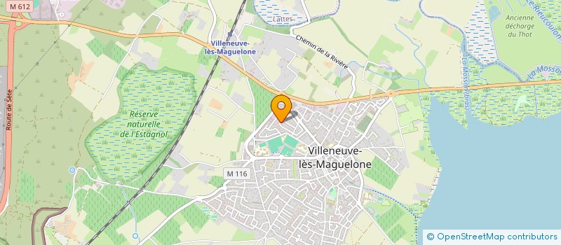 localisation de l'entreprise SCI DES OLIVIERS DE BOHEME  VILLENEUVE-LES-MAGUELONE