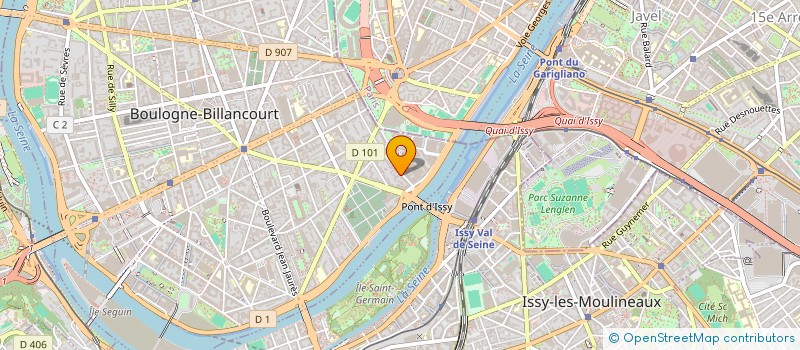 localisation de l'entreprise SCI DES OLIVIERS DE COTIGNAC à BOULOGNE-BILLANCOURT