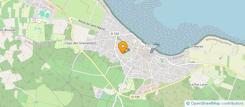 localisation de l'entreprise SCI DES OLIVIERS SAUVAGES  LA FLOTTE