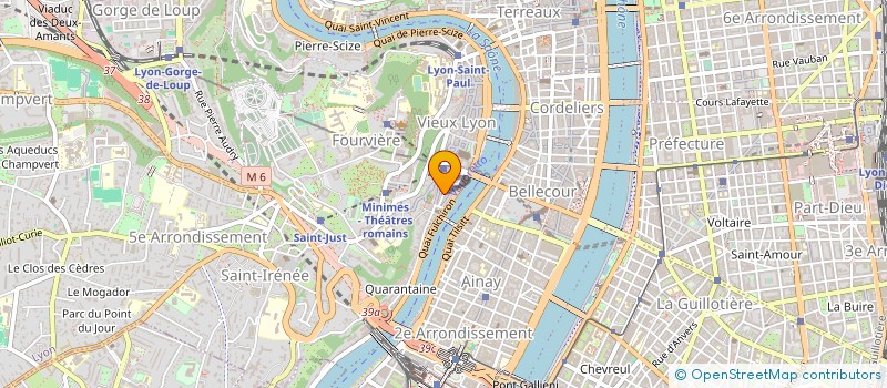 localisation de l'entreprise SCI DES OMBRES  LYON