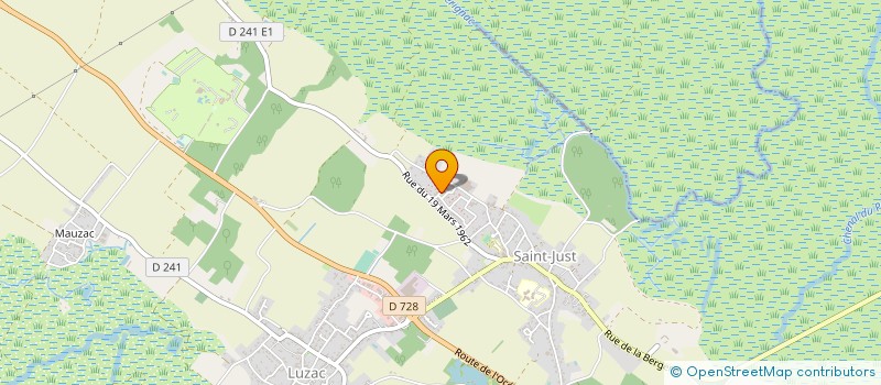 localisation de l'entreprise SCI DES OMBRETTES  MARENNES-HIERS-BROUAGE