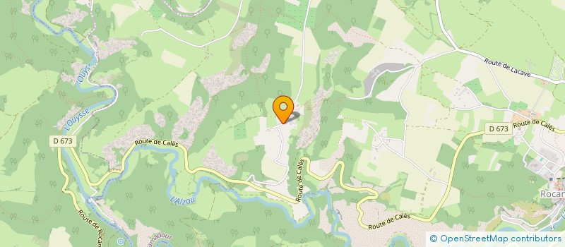 localisation de l'entreprise SCI DES ONDELETTES  ROCAMADOUR