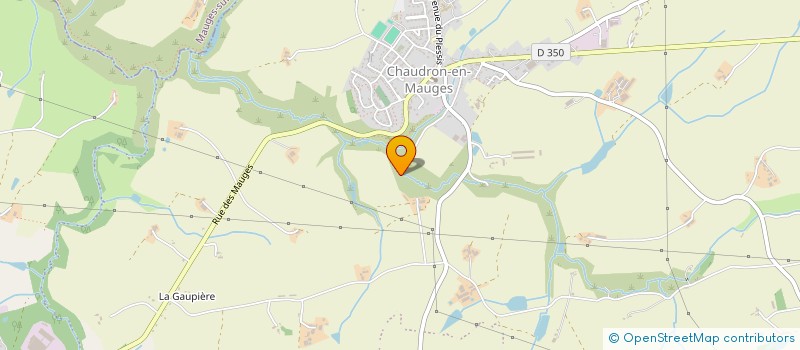 localisation de l'entreprise SCI DES ORANGERS  MAUGES-SUR-LOIRE