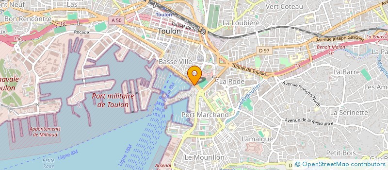 localisation de l'entreprise SCI DES ORANGERS FLEURIS  TOULON