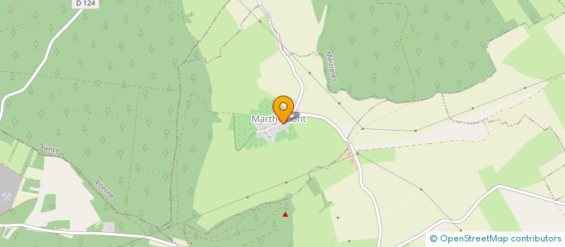 localisation de l'entreprise SCI DES ORCHIDEES  MARTHEMONT