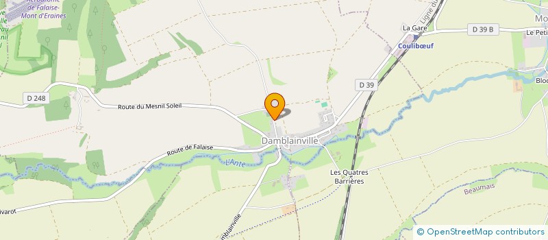 localisation de l'entreprise SCI DES ORCHIDEES  DAMBLAINVILLE