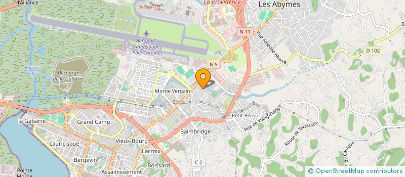 localisation de l'entreprise SCI DES ORCHIDEES à LES ABYMES