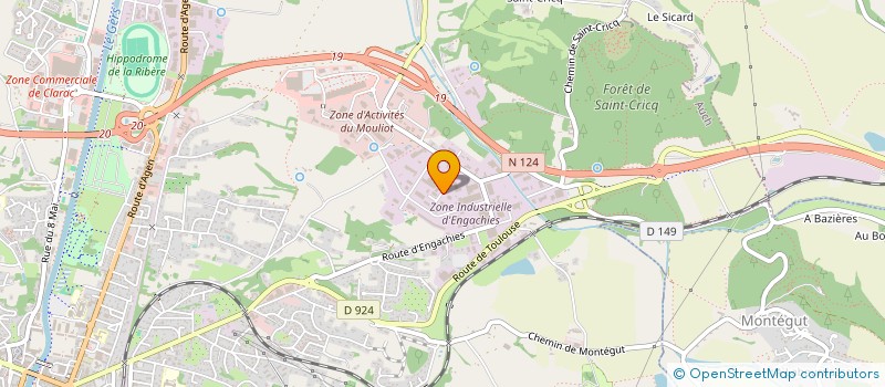 localisation de l'entreprise SCI DES ORCHIDEES à AUCH