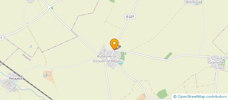 localisation de l'entreprise SCI DES ORCHIDEES à AUBEPIERRE-OZOUER-LE-REPOS