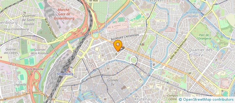 localisation de l'entreprise SCI DES ORFEVRES  STRASBOURG