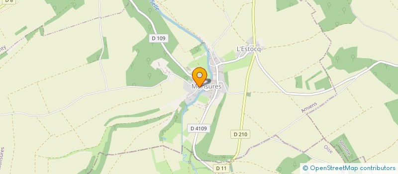 localisation de l'entreprise SCI DES ORFEVRES  MONSURES