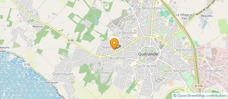 localisation de l'entreprise SCI DES ORGES  GUERANDE