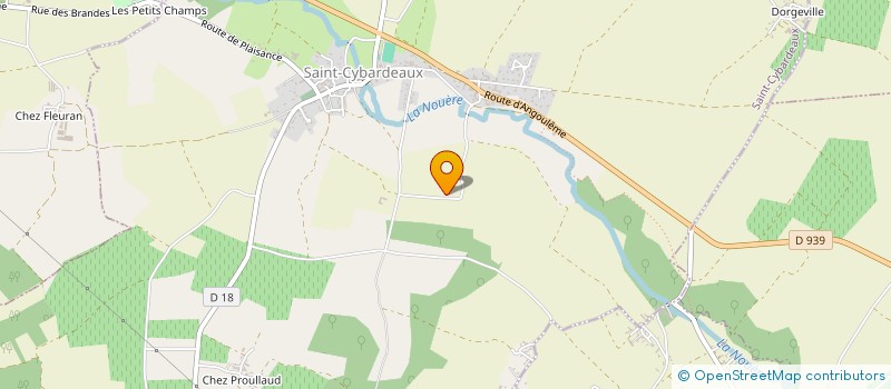 localisation de l'entreprise SCI DES ORGES à SAINT-CYBARDEAUX