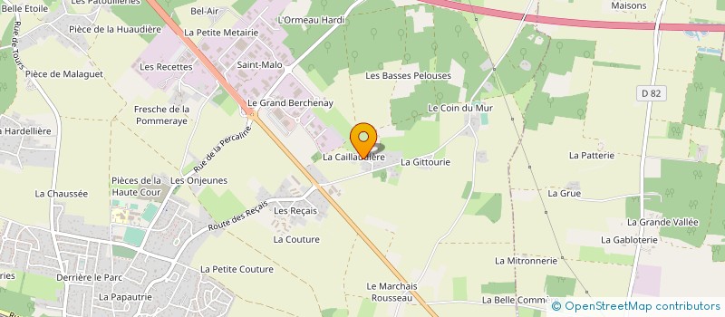 localisation de l'entreprise SCI DES ORMEAUX  ESVRES