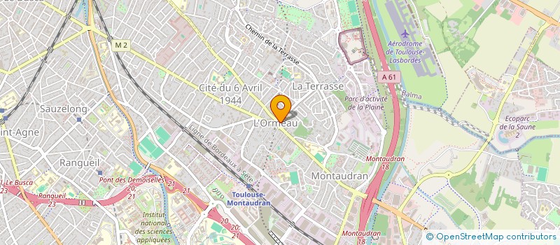 localisation de l'entreprise SCI DES ORMEAUX à TOULOUSE