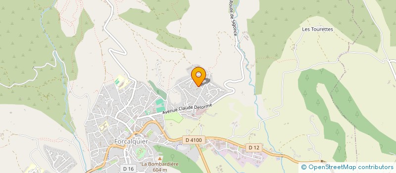localisation de l'entreprise SCI DES ORMEAUX à FORCALQUIER