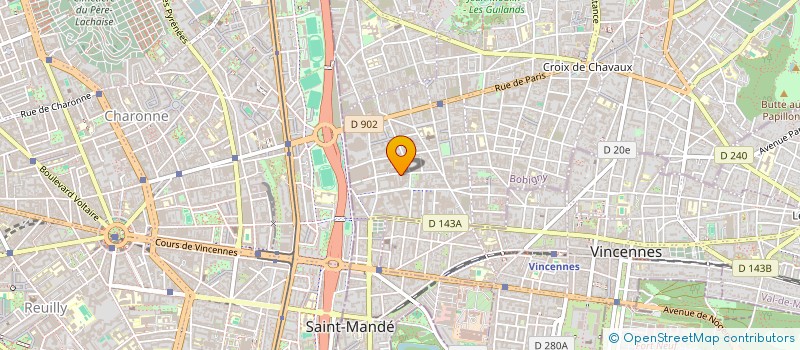 localisation de l'entreprise SCI DES ORMEAUX à MONTREUIL