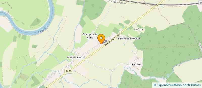 localisation de l'entreprise SCI DES ORMEAUX  AUXONNE