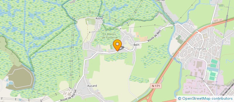 localisation de l'entreprise SCI DES ORMEAUX  TRIGNAC