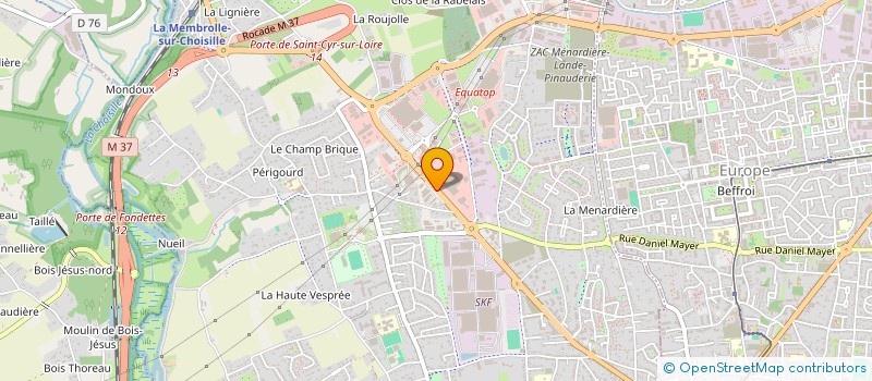 localisation de l'entreprise SCI DES ORMEAUX à SAINT-CYR-SUR-LOIRE