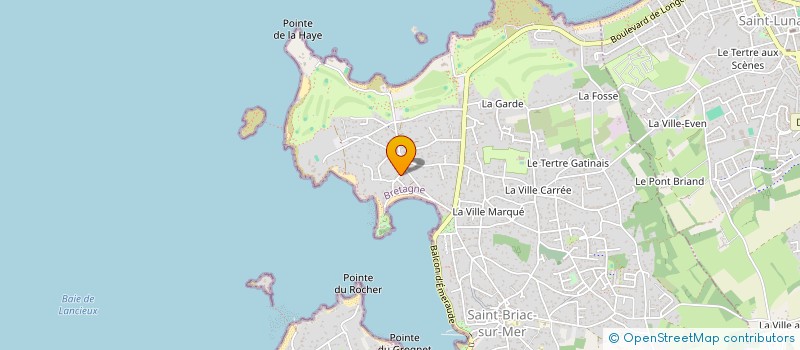 localisation de l'entreprise SCI DES ORMELETTES  SAINT-BRIAC-SUR-MER