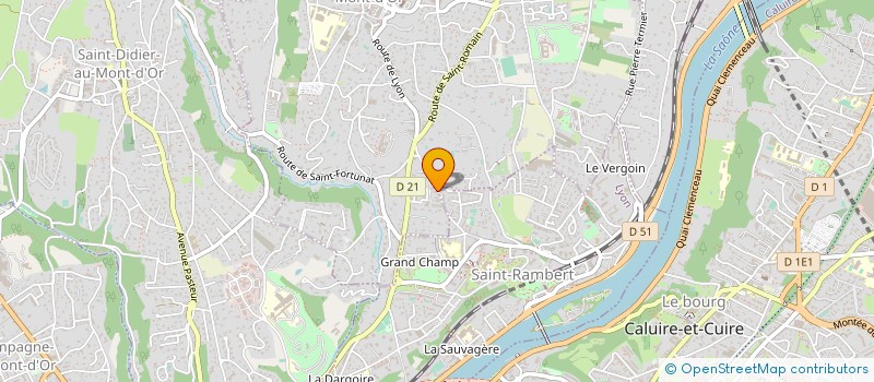 localisation de l'entreprise SCI DES ORMES  SAINT-CYR-AU-MONT-D'OR