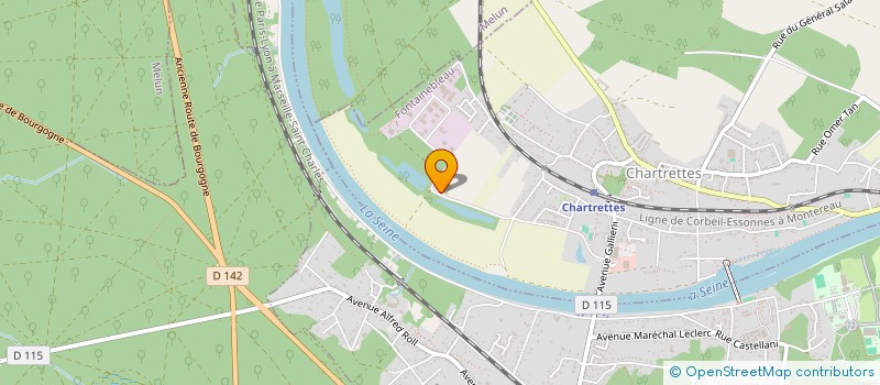 localisation de l'entreprise SCI DES ORMES  CHARTRETTES