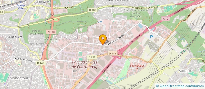 localisation de l'entreprise SCI DES ORMES à VILLEBON-SUR-YVETTE