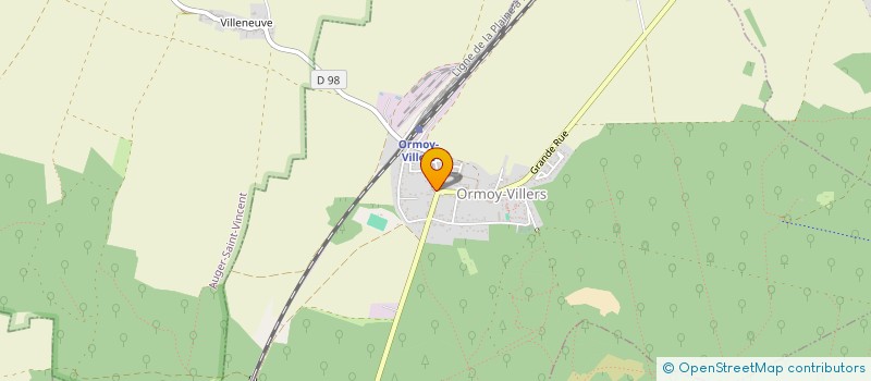 localisation de l'entreprise SCI DES ORMES  ORMOY-VILLERS