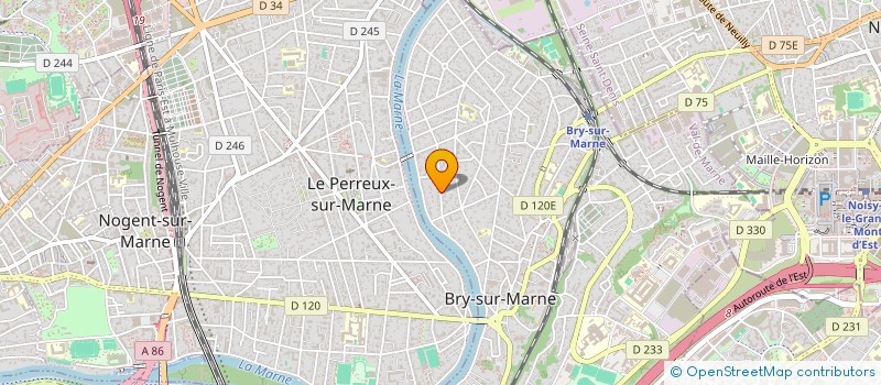 localisation de l'entreprise SCI DES ORMES  BRY-SUR-MARNE