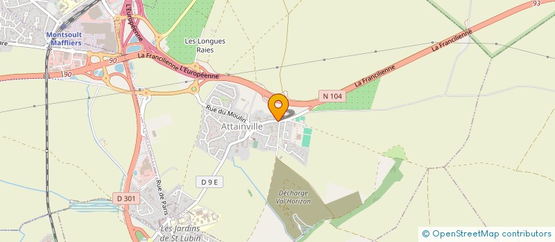 localisation de l'entreprise SCI DES ORMES  ATTAINVILLE