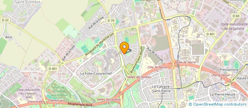 localisation de l'entreprise SCI DES ORMES à CAEN
