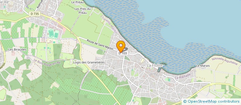 localisation de l'entreprise SCI DES ORMES  LA FLOTTE