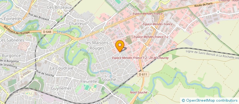 localisation de l'entreprise SCI DES ORS à NIORT