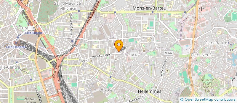 localisation de l'entreprise SCI DES ORTHOPHONISTES DE MOULINS à LILLE