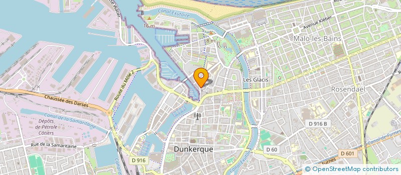 localisation de l'entreprise SCI DES ORTHOS à DUNKERQUE