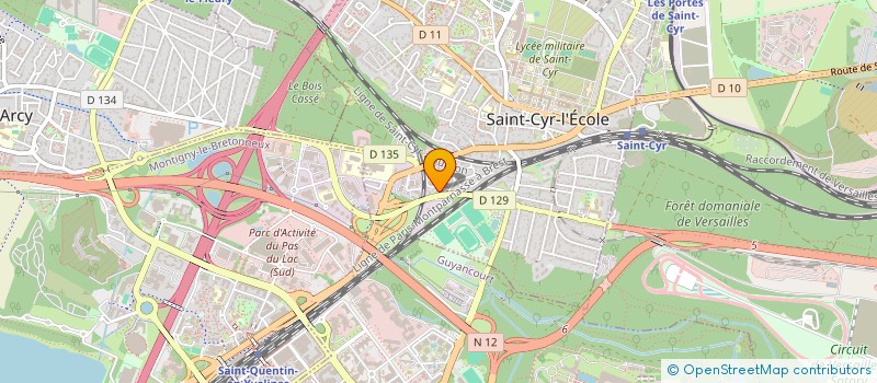 localisation de l'entreprise SCI DES OSIERS  SAINT-CYR-L'ECOLE