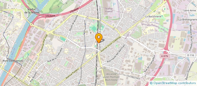 localisation de l'entreprise SCI DES OUCHES à ANGERS
