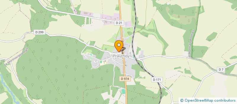 localisation de l'entreprise SCI DES OUCHES à LE MONTSAUGEONNAIS