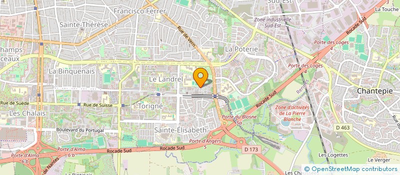 localisation de l'entreprise SCI DES OURMES  RENNES