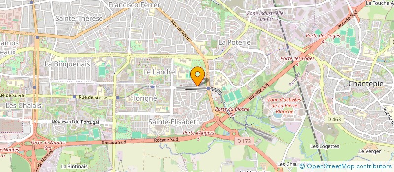 localisation de l'entreprise SCI DES OURMEZS  RENNES