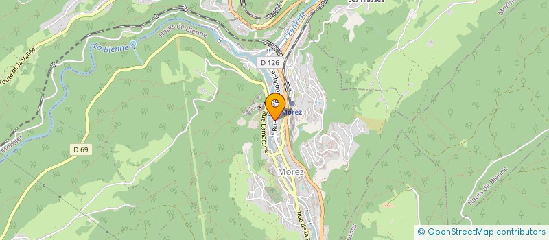 localisation de l'entreprise SCI DES OURS  HAUTS DE BIENNE