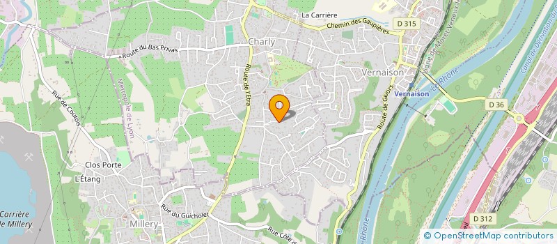 localisation de l'entreprise SCI DES OURS  CHARLY