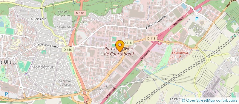 localisation de l'entreprise SCI DES OURSONS  VILLEJUST