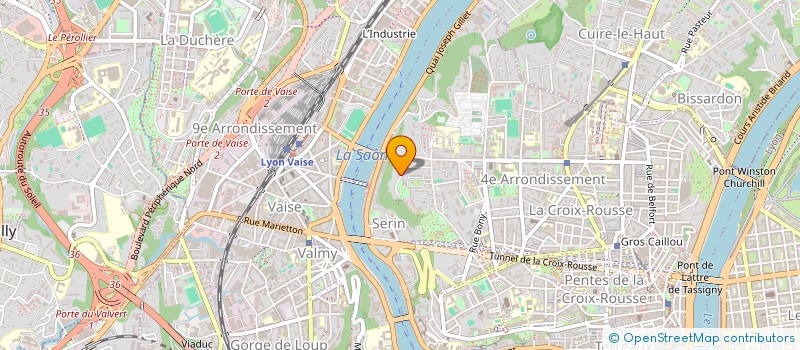 localisation de l'entreprise SCI DES OURSONS  LYON 4EME